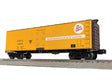 Wood Reefer - 3-Rail - Ready to Run -- Minneapolis & St Louis URTX #4816 (yellow, Boxcar Red, white, red)-1