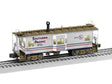 Bay Window Caboose - 3-Rail - Ready to Run -- Southern Pacific #1776 (white, red, blue, gold)-1