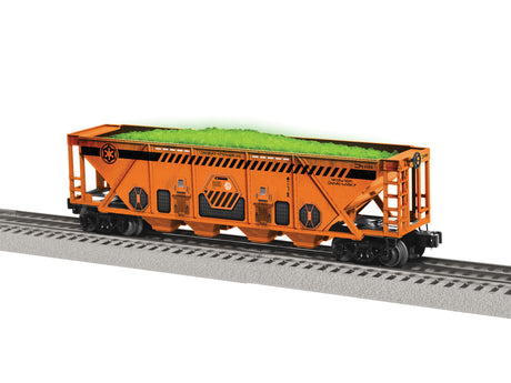 Illuminated Hopper - 3-Rail - Ready-to-Run -- Star Wars(TM) Kyber Crystal #010896 (orange, black)-1