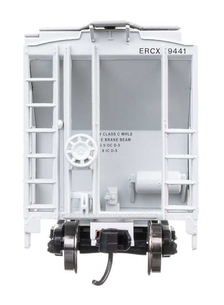 37' 2980 Cubic-Foot 2-Bay Covered Hopper - Ready to Run -- ERCX #9441-3