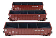 50' Bethgon Coalporter Gondola 3-Pack - Ready to Run -- Conrail #505591, #505745, #506069-1