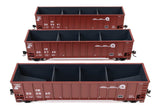50' Bethgon Coalporter Gondola 3-Pack - Ready to Run -- Conrail #505591, #505745, #506069-1