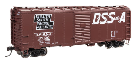40' AAR Modified 1937 Boxcar - Ready to Run -- Duluth, South Shore & Atlantic #17020-1
