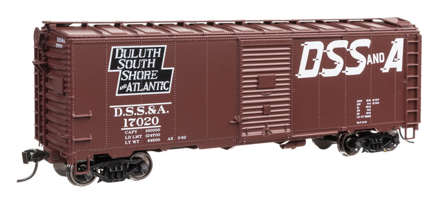 40' AAR Modified 1937 Boxcar - Ready to Run -- Duluth, South Shore & Atlantic #17020-1