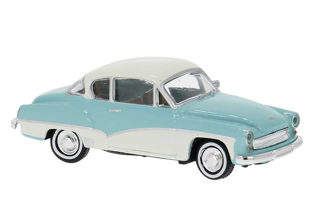1957-1966 Wartburg 311 2-Door Coupe - Assembled -- Turquoise, White-1