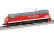 GE U30C- 3-Rail - Legacy Sound, Smoke and Control -- Chicago, Burlington & Quincy C&S #890 (red, white, gray)-1