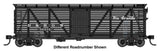 40' Wood Stock Car with Dreadnaught ends - Ready to Run -- Denver & Rio Grande Western #36474D-1