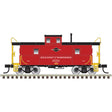 C&O-Style Steel Center-Cupola Caboose - 2-Rail - Ready to Run - Trainman(R) -- Reading & Northern (red, black, yellow)-1