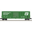 PS 5344 Single-Door Boxcar - 3-Rail - Ready to Run -- Greenville & Northern GRN (green, white)-1
