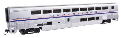 85' Bombardier Superliner II Transition Sleeper - Lighted - Ready to Run -- Amtrak(R) (Phase IV) #39005