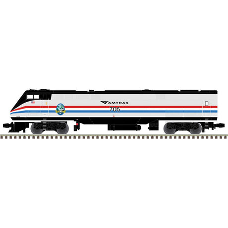 GE P42 Genesis - 2-Rail - Proto-Sound 3.0 & DCS - Premier(TM) -- Amtrak #705 (Empire Service, Phase III Heritage, silver, red, white, blue, g-1