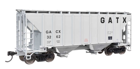 37' 2980 Cubic-Foot 2-Bay Covered Hopper - Ready to Run -- GACX #3262-2