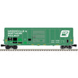 PS 5344 Single-Door Boxcar - 3-Rail - Ready to Run -- Alabama Gulf Coast (Patched Ex-GRN, green, white)-1