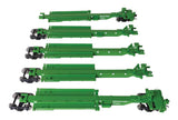 263' Five-Unit All-Purpose 48' Spine Car - Ready to Run -- Burlington Northern #637501-1