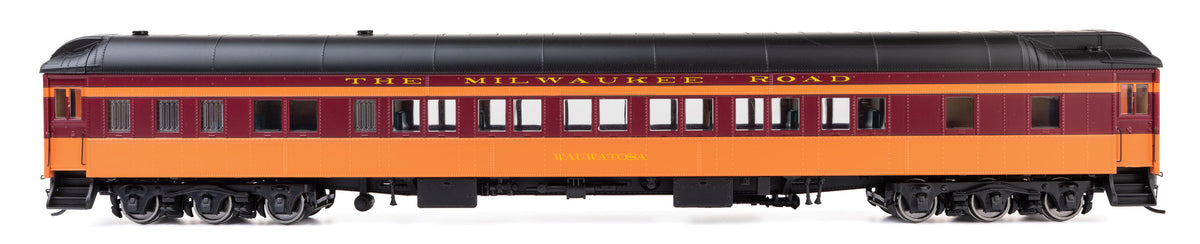 82' Pullman Heavyweight 12-1 Sleeper - Ready to Run -- Milwaukee Road Wauwatosa-1