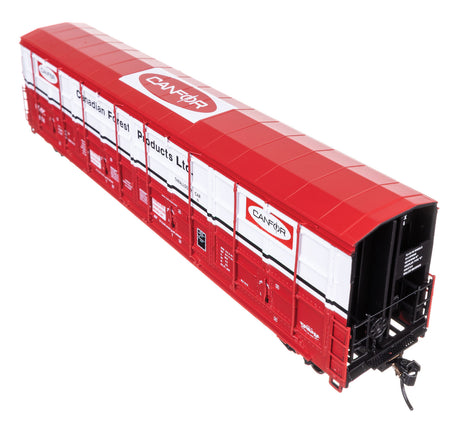 56' Thrall All-Door Boxcar - Ready to Run -- Canfor (Red) #4674-5