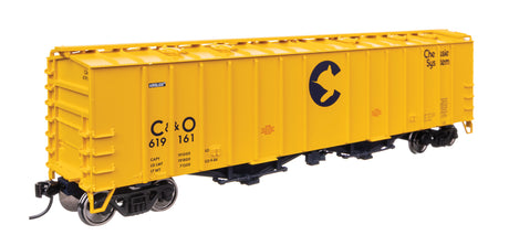 50' 2-Bay Airslide(R) Covered Hopper - Ready to Run -- Chessie System C&O #619161-2