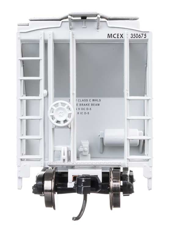 37' 2980 Cubic-Foot 2-Bay Covered Hopper - Ready to Run -- MCEX #350675-3