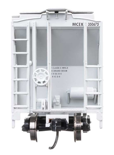 37' 2980 Cubic-Foot 2-Bay Covered Hopper - Ready to Run -- MCEX #350675-3
