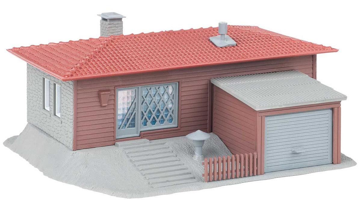 Country Road Bungalow 2 -- Kit - 5-3/8 x 4-5/8 x 2-3/8"  13.7 x 11.8 x 6cm (brown)-2