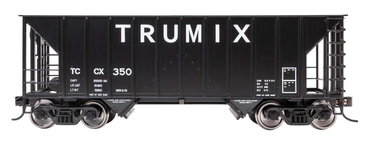34' Greenville 100-Ton 2-Bay Hopper - Ready to Run -- Trumix #350-1