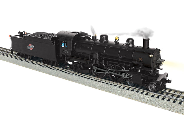 4-4-2 Atlantic - 3-Rail w/Legacy Control, Sound & Smoke -- Chicago & North Western #395 (black)-1