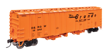 50' 2-Bay Airslide(R) Covered Hopper - Ready to Run -- Denver & Rio Grande Western(TM) #15942-1