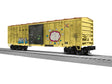 ACF 50' Boxcar - 3-Rail - Ready to Run -- Railbox #36157 (Weathered, yellow, black, graffiti)-1